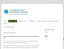 Tablet Screenshot of columbiatbg.org